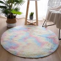 Alfombras de Salón redondas, Pelo Largo, Alfombra para Habitación, Dormitorio, Lavables, Antideslizante, Muy Suave - details 16