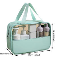 Bolsa De Viaje Portátil Para Mujer Transparente Impermeable Almacenamiento De Maquillaje Pouch Organizador De Cosméticos - details 2