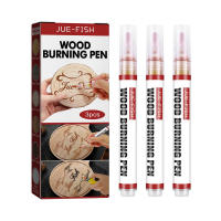 Rotuladores de pirograbado de madera quemada, rotuladores de cabeza redonda ecológicos para bricolaje, 3 piezas - details 4