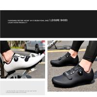 Zapatillas de ciclismo de carretera para hombre y mujer, zapatos planos de velocidad para bicicleta de montaña, con calas Spd y Pedal, novedad - details 2