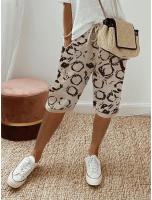 Pantalones Casuales de Verano de Algodón Lino Pantalones Cortos de Moda Callejera para Mujeres - details 9