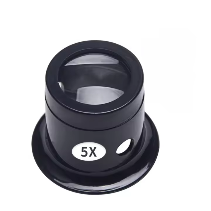 5X 10X 15X 20X lupa, ocular, máscara para los ojos, lupa con clip para los ojos - 1