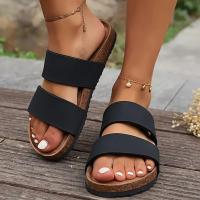 Nuevas Sandalias de Playa para Mujer 2025 Diseño Plano de Fondo Genial Tamaño Grande - details 2