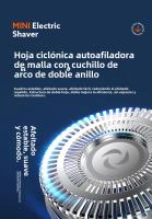 Afeitadora Eléctrica Portátil Original Recargable, Pequeño Cañón, Razón Digital, Acero - details 5