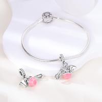 Dijes de plata de ley 925 para pulseras, collar, joyería europea, colgante, cuentas, abalorio para mujer, mamá - details 0