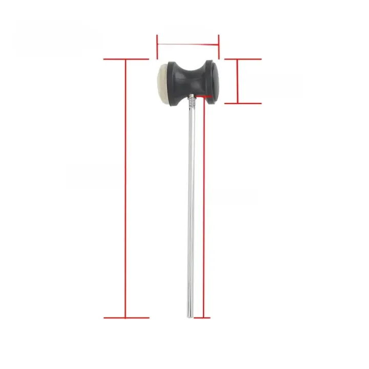 Pedal De Bajo IRIN Con Eje De Acero Inoxidable Y Cabezal De Piel Accesorio De Percusión Para Batería Jazz Mallet De Martillo - 1