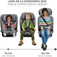 Silla de Coche Isofix para Niños Grupo 1/2/3 9-36 Kg Normativa R129 Protectores Laterales - details 4