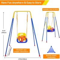 Columpio para Niños 4 Bolsas de Arena, Extremamente Resistente, Montaje Fácil, Guardado Sencillo - details 5