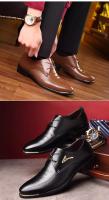 Zapato Social De Negocios Marrón, Zapatos Formales Negros Para Hombre, Traje Informal De Cuero Para Fiesta, Tendencia 20224, Elegante Y Clásico, Oficial Nuevo - details 10