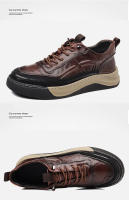 Zapatillas Deportivas de Moda para Hombres de Alta Gama Zapatos Versátiles de Cuero con Estilo Casual - details 18