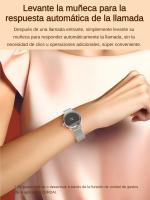 Reloj Inteligente para Mujeres SANLEPUS, Rastreador de Actividad Física, Monitor de Salud para Frecuencia Cardíaca, Oxígeno en Sangre y Sueño, Pantalla AMOLED de 1.19'' Reloj Inteligente de Fitness para Android iPhone, Correas Dobles de Acero y Silicona - details 9