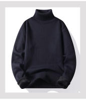Suéter de Cuello Alto para Hombres en Punto Cálido, Ajuste Delgado, Moda de Invierno - details 2
