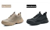 Zapatos de Seguridad Inflexibles Punta de Acero, Botas de Trabajo Anti-Golpes y Anti-Pinchazos, Zapatos Protectores Bajos con Aislamiento para Soldador de 6KV Zapatillas de Moda para Hombres - details 2