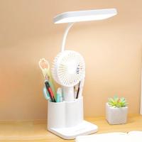 Lámpara de mesa LED USB para estudiantes universitarios, luz nocturna de lectura, protección ocular, 3 colores - details 0