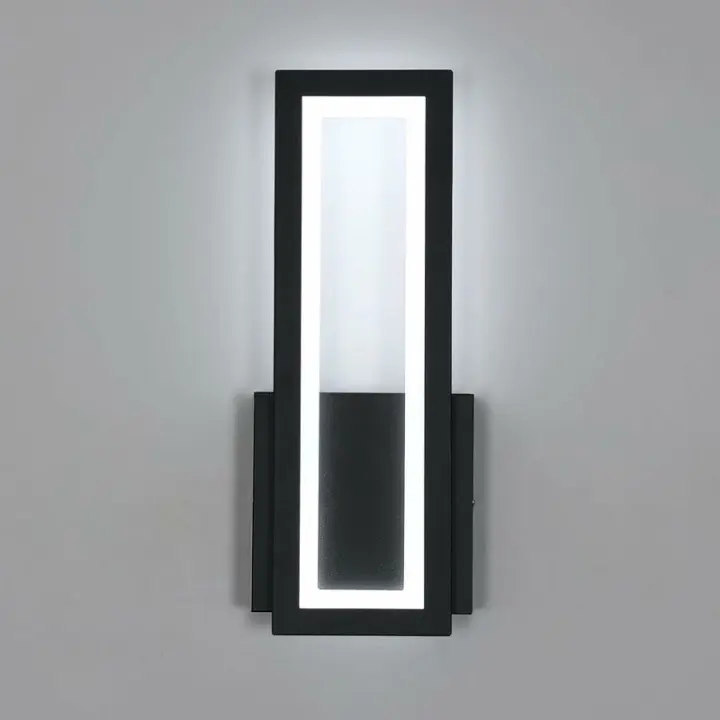 Lámpara de Pared LED Moderna Rectangular de 17W Luz Blanca Fria de 6500K - 1