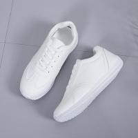 Zapatillas Deportivas de Cuero Blanco Zapatos Planos Comodos para Primavera - details 6