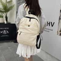 Mochila deportiva de nailon pequeña y sencilla, bolso de hombro de Color sólido de estilo coreano, bolso de mano, mochila Retro para niñas - details 18