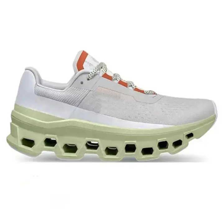Zapatillas de correr ligeras y transpirables con diseño deportivo para exteriores para hombres y mujeres, negro, blanco, perla de hielo, rosa glaciar - 1