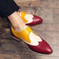 Monje de punta de ala de cuero elegante hecho a mano con zapatos de vestir con hebilla Bloch para hombre italiano, Oxford - details 6