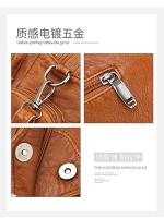 Nuevos bolsos de mujer retro europeos y americanos bolso de moda de un solo hombro oblicuo span bolso de cuero suave lavado - details 7