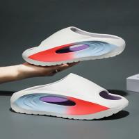 Pisando zapatillas de mierda tendencia de desgaste de verano de los hombres pintura EVA deportes al aire libre fondo suave playa zapatillas de coco de los hombres - details 10