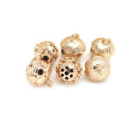 Collares de latón de Color dorado de 18K, pulseras, dijes, conectores, colgantes, cierres, cuentas, conector, suministros para fabricación de joyas, accesorios Diy- - details 73