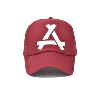 Gorras de béisbol de malla triangular en relieve para mujer, gorras Snapback de malla transpirable, gorras deportivas informales rojas y negras, gorra Unisex para hombre y pesca - details 12