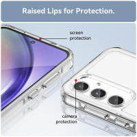 KEYSION Funda a prueba de golpes Samsung A55 5G, A35, A25, A15, A05, funda trasera de teléfono transparente de silicona suave TPU para Galaxy A05S - details 6