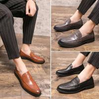 2024 Producto Zapatos de negocios negros italianos Zapatos de cuero para hombres y Oxford - details 1