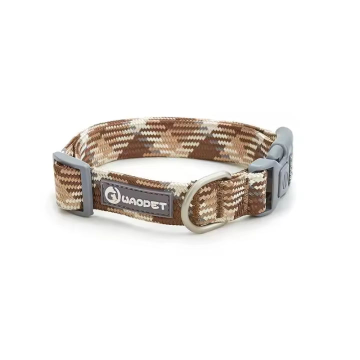 Collar duradero para perros medianos y grandes, garganta de nailon reflectante, arnés duradero y transpirable para Bulldog - 1
