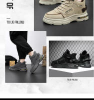 🧡 🧡 🧡 Seguro de trabajo zapatos de los hombres primavera sitio de construcción trabajo antideslizante trabajo resistente al desgaste impermeable deportes al aire libre montañismo herramientas Martin marea zapatos - details 2