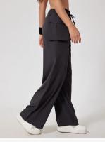 Pantalones de chándal ligeros de secado rápido para correr al aire libre, pantalones sueltos para gimnasio, entrenamiento, Yoga, ropa de trabajo recta para exteriores, pantalones casuales para mujer - details 5