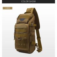 Mochila táctica de camuflaje para hombre y mujer, bolsa de cintura de pecho impermeable para deportes de pesca al aire libre, senderismo, Camping, viajes, bolsas cruzadas - details 7