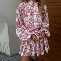 Elegante Vestido de Cintura Mini Blanco Mangas de Farol con Volantes Estilo Vintage 2025 - details 9