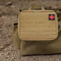 Bolsa médica táctica Molle, bolsa de primeros auxilios ligera, cinta mágica, riñonera táctica para chaleco de correas MOLLE, mochila, cinturón, paquete - details 4