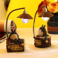 Totoro-luz nocturna de estilo japonés para decoración de habitación, lámparas de dormitorio, regalo de cumpleaños creativo, Anime, Luffy, hecho a mano para estudiantes - details 2