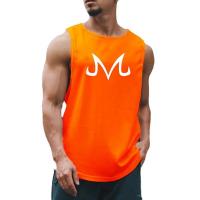 Chaleco de gimnasio a la moda de verano para hombre, camiseta deportiva sin mangas para Fitness y culturismo, camiseta sin mangas para correr de malla de secado rápido de Anime - details 12
