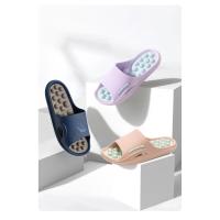 Zapatillas de masaje de verano para mujer, Zapatillas de casa Unisex antideslizantes de PVC, cómodas y ligeras, toboganes para interiores y exteriores - details 6