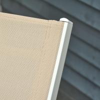 Hamaca de Aluminio para Exteriores Respalda Reclinable en 5 Posiciones Carga de 120 kg - details 7