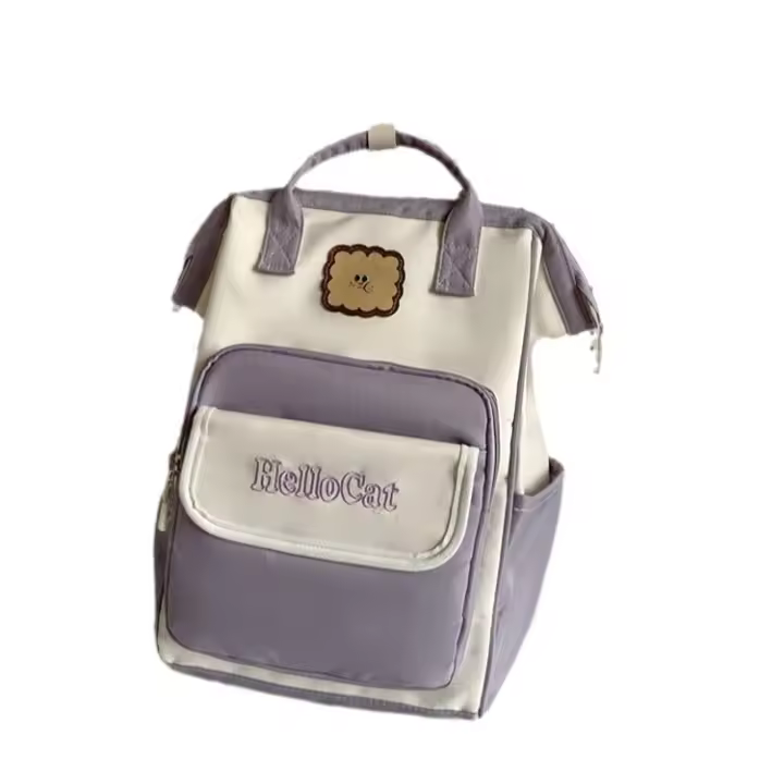 Mochila Escolar Secundaria Material de Nylon para Forro y Exterior Dulce y Fresco - 1