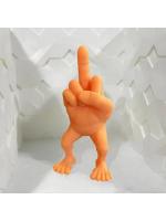 Figura de dedo medio con patas, accesorios de escritorio divertidos, regalo de bromas, nuevo - details 1