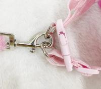 Conjunto de correa de arnés para perro, chaleco con pajarita, decoración de diamantes pequeños, arnés suave para perros pequeños y medianos - details 19