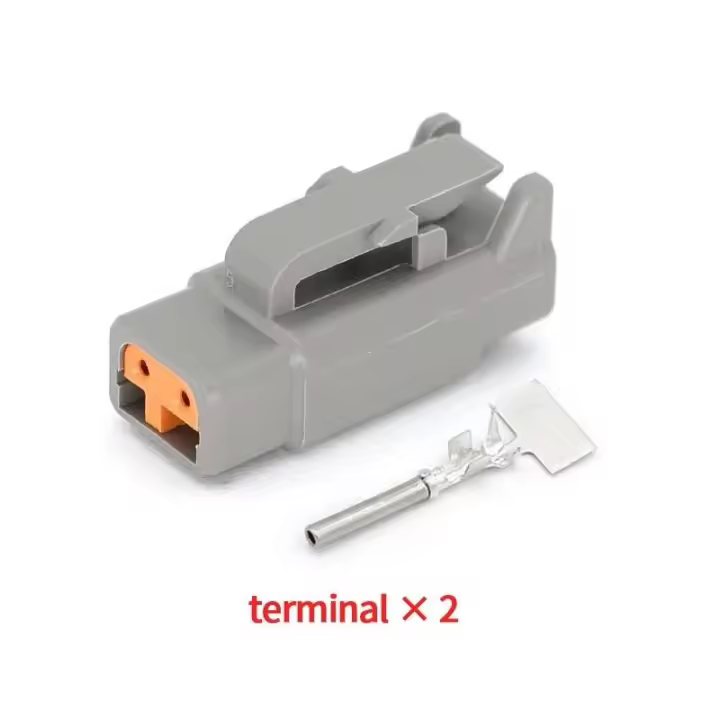 Nuevo conector impermeable automático de 2/3/4/6/8/12 pines DTM macho hembra enchufe venta directa de fábrica DTM04-2P DTM06-2S DTM04-6P - 1