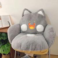 Cojín de Sitio de Gato Suave Kawaii Animal de Peluche para Sofá Decoración de Hogar Regalo para Niñas en Invierno - details 15