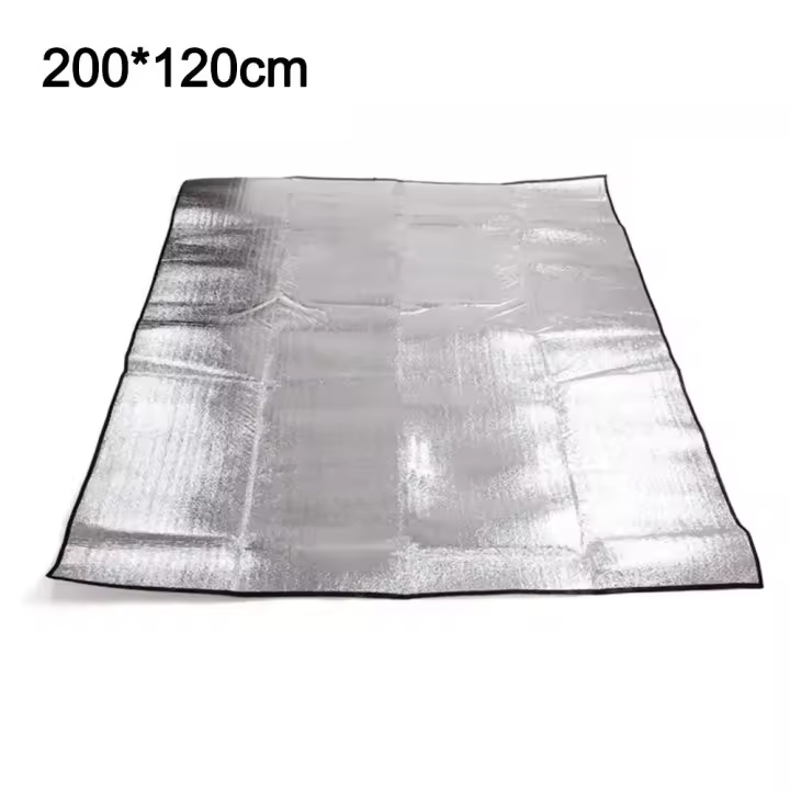 Esterilla Térmica para acampada, ultraligera almohadilla de espuma, impermeable, reflectante del Calor, para Picnic y playa, para Exterior - 1