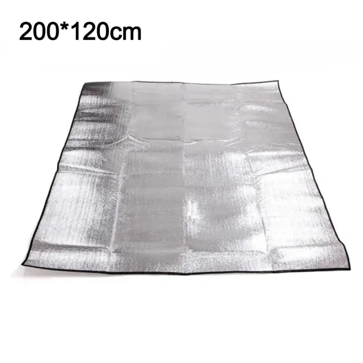 Esterilla Térmica para acampada, ultraligera almohadilla de espuma, impermeable, reflectante del Calor, para Picnic y playa, para Exterior - 1