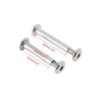 10Pcs Diameter 6mm *31mm/36mm Roller Parts Axle Male & Female Screws for Child Kid Adult Free Skating Inline Skates Wheel - details 0