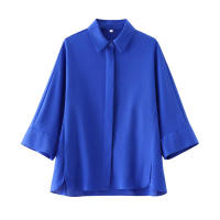 Conjunto de 2 Piezas para Mujer OUWU Pantalones de Pierna Ancha con Bolsillo y Pliegues - details 1