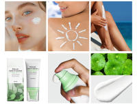 Centella crema protectora solar Protector Facial bloqueador solar Spf50 Gel loción de aislamiento crema blanqueadora cremas hidratantes faciales reparación - details 3