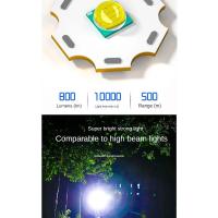 Linterna LED de Alta Potencia Portátil, Impermeable, Más de 93m de Luz de Camino, Carga USB, Ideal para Acampar y Pescar - details 2
